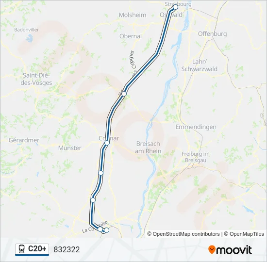 C20+ Train Line Map
