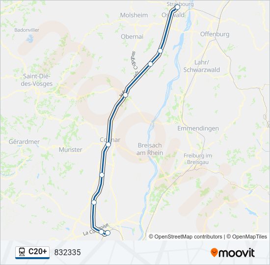 C20+ Train Line Map