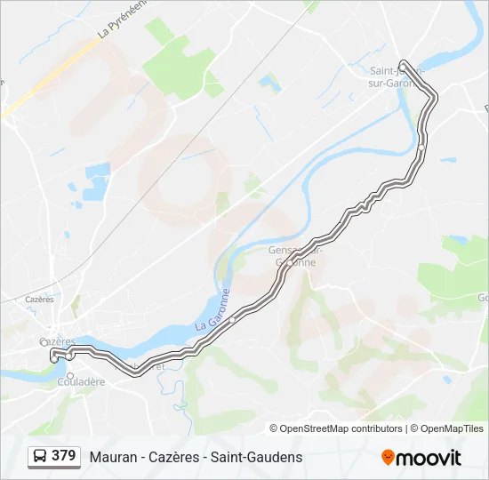 379 Bus Line Map