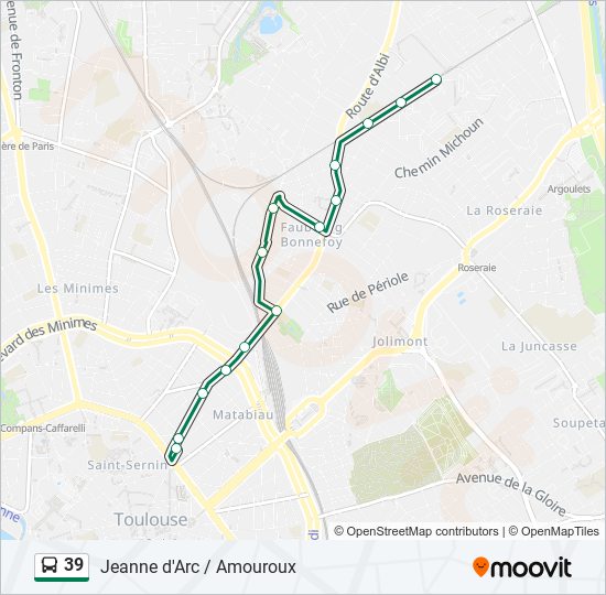 39 Route Schedules Stops Maps Jeanne D Arc Updated