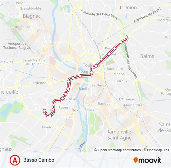 A Metro Line Map