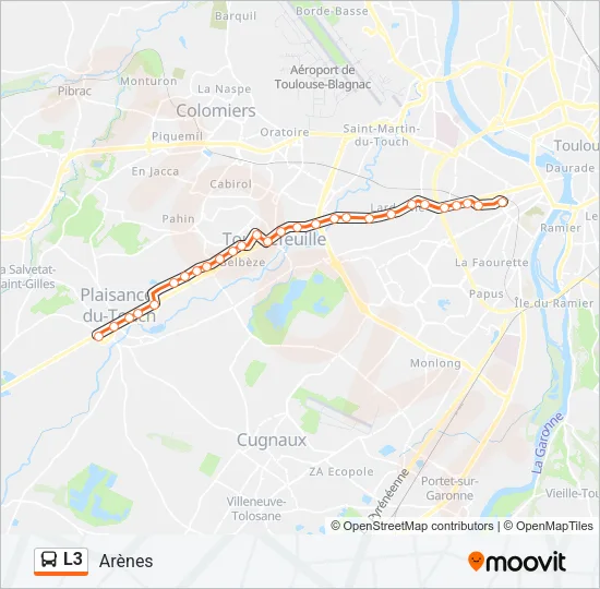 L3 Bus Line Map