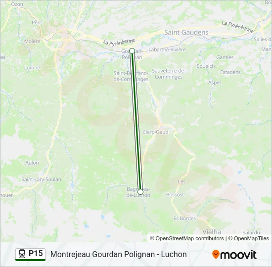 P15 Train Line Map