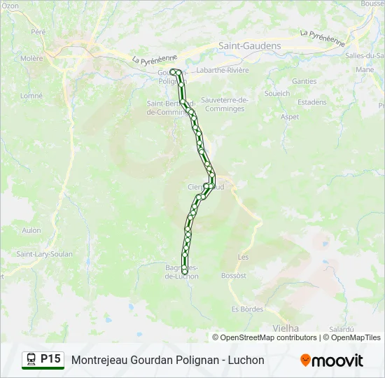 P15 Train Line Map