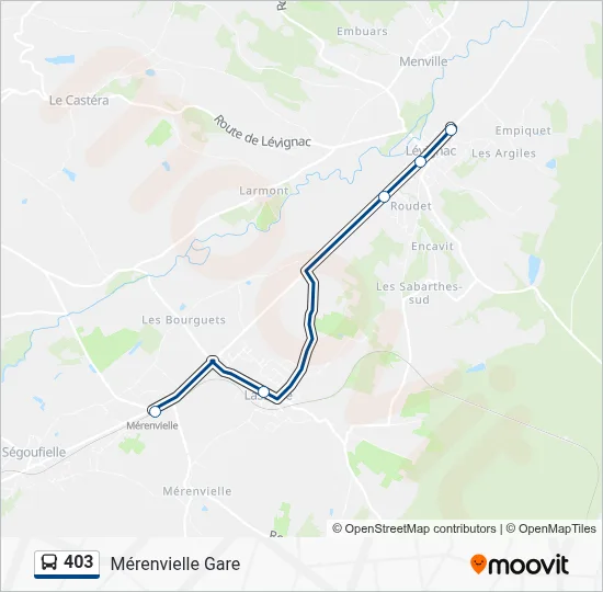 403 Itinéraire: Horaires, Arrêts & Plan - Mérenvielle Gare (mis à jour)