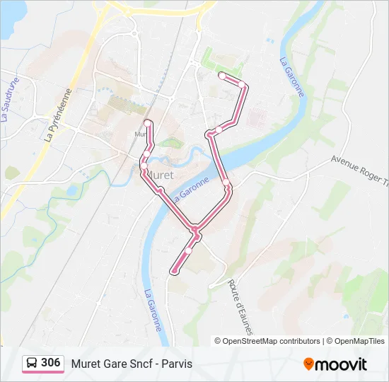 306 Bus Line Map