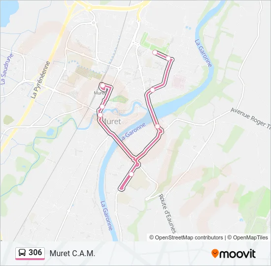 306 Bus Line Map