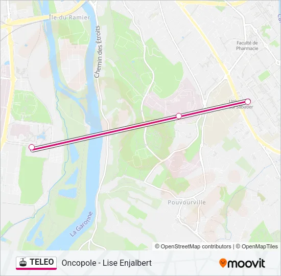 TELEO Gondola Line Map