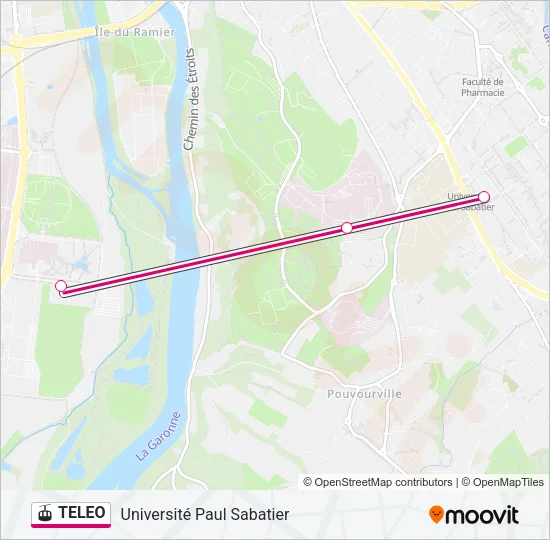 TELEO Gondola Line Map