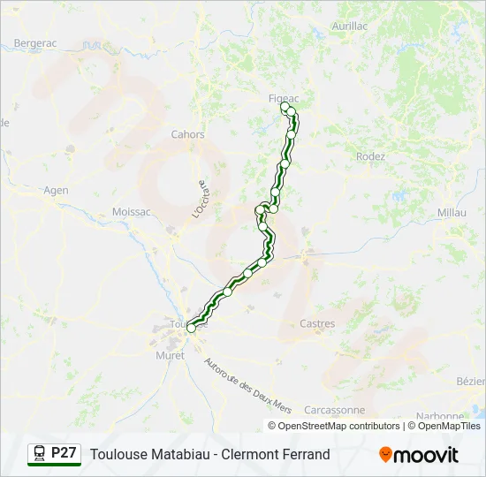 P27 Train Line Map