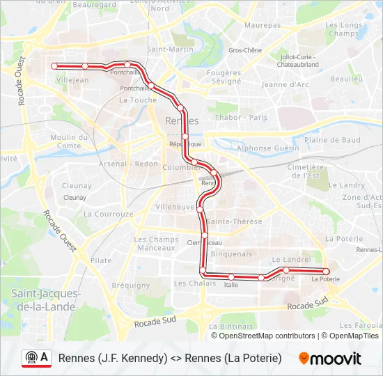 A Metro Line Map