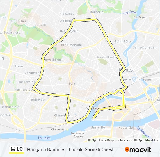 LO bus Line Map