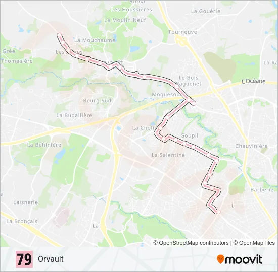 79 Bus Line Map