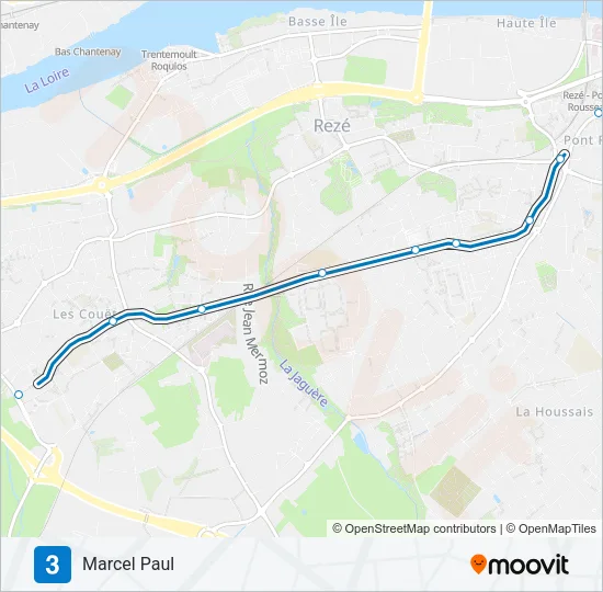 3 Light Rail Line Map