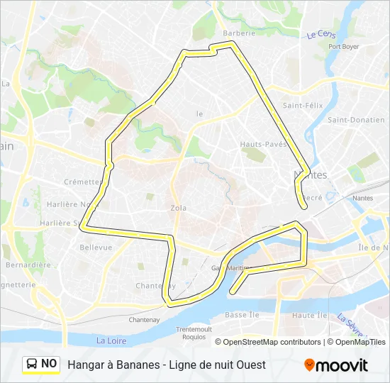 NO Bus Line Map