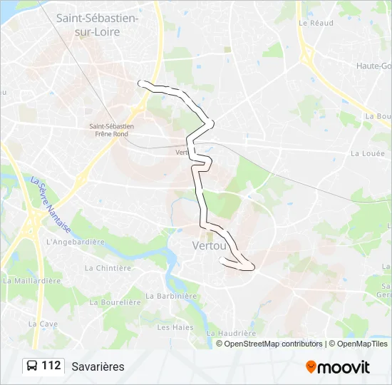 112 Bus Line Map