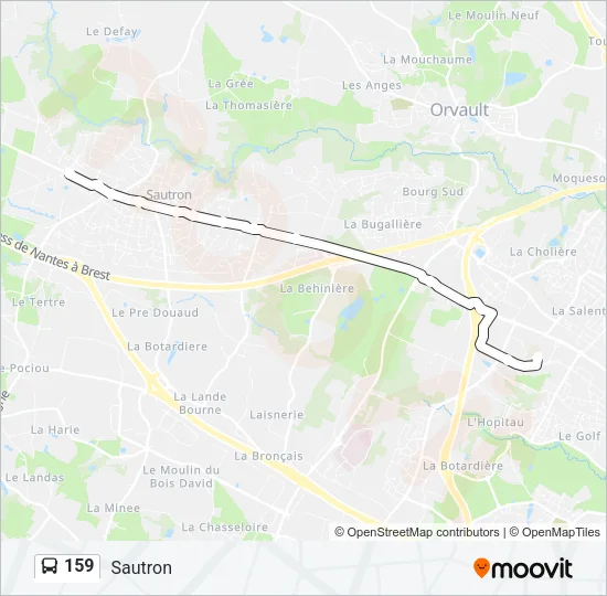 159 Bus Line Map