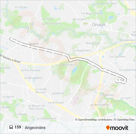 159 Bus Line Map