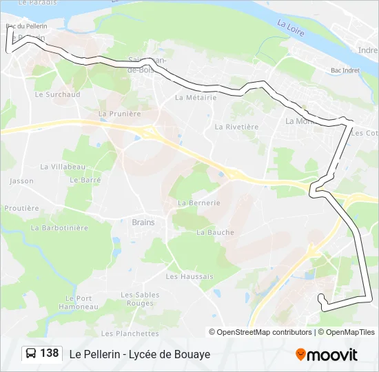 138 Bus Line Map