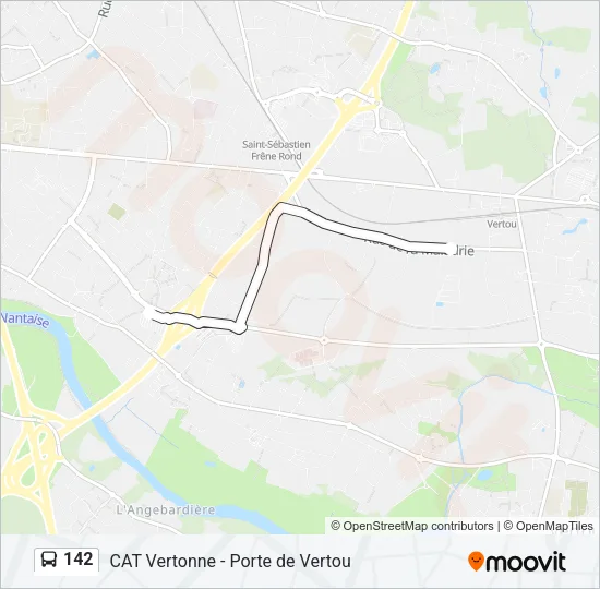 142 Bus Line Map