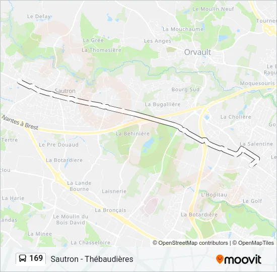 169 Bus Line Map