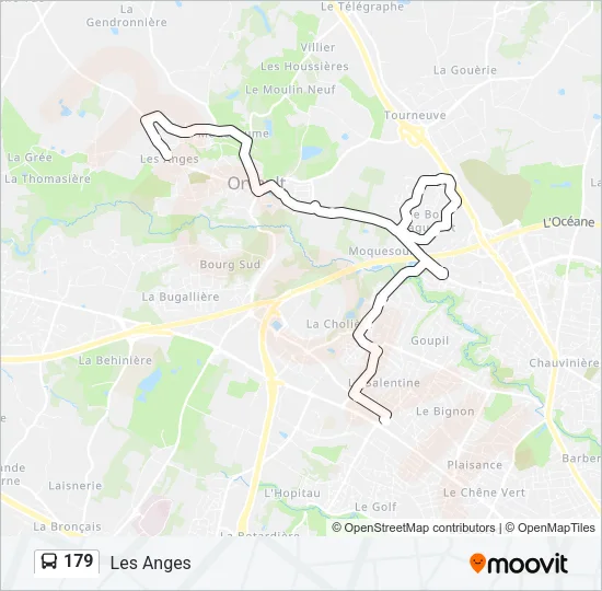 179 Bus Line Map