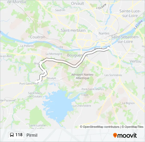 118 Bus Line Map