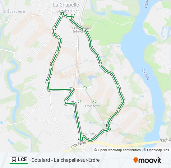 Mapa de LCE de autobús