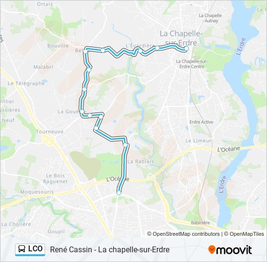 LCO bus Line Map