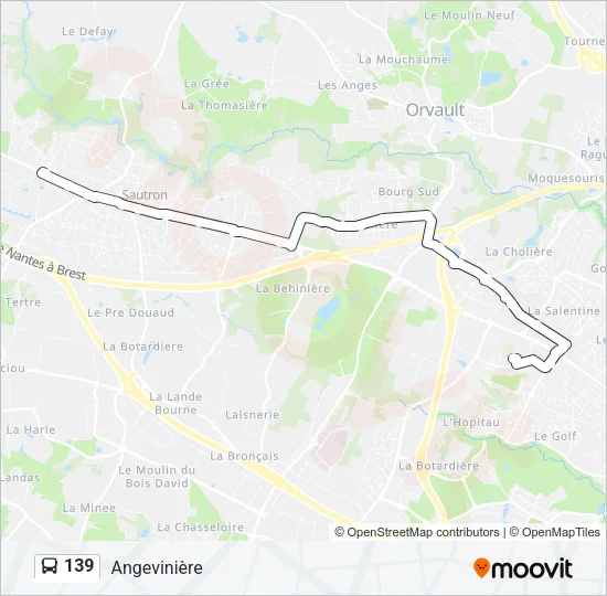 139 Bus Line Map