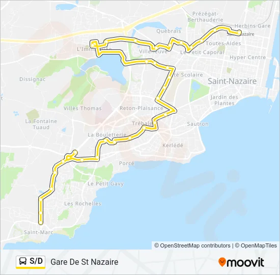 S/D Bus Line Map