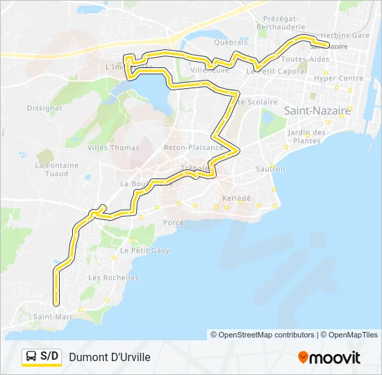S/D Bus Line Map