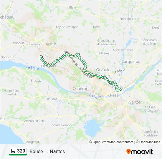 320 Bus Line Map