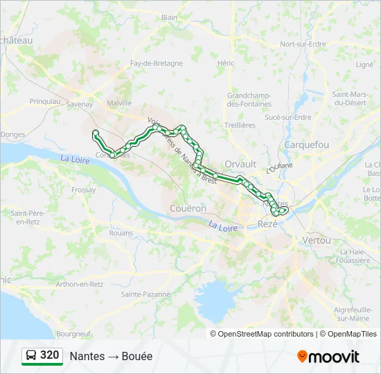 320 Bus Line Map