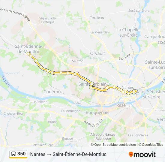 350 Bus Line Map
