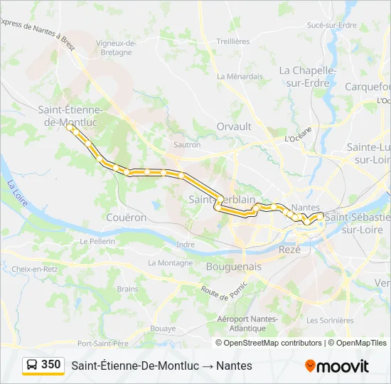 350 Bus Line Map