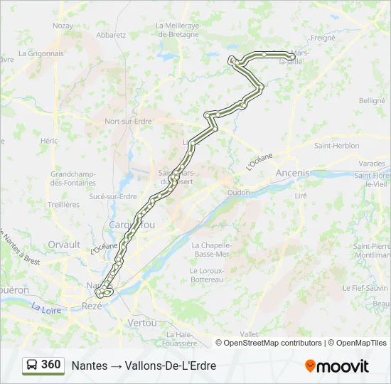 360 Bus Line Map