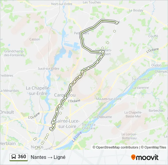 360 Bus Line Map