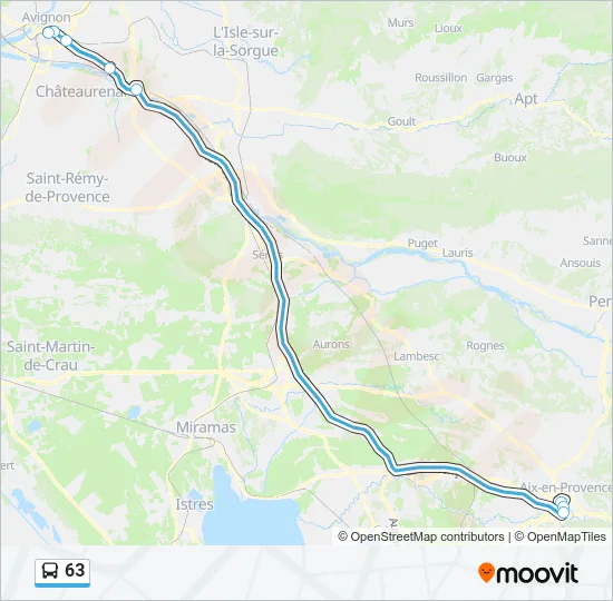 63 Bus Line Map