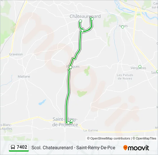 7402 Bus Line Map