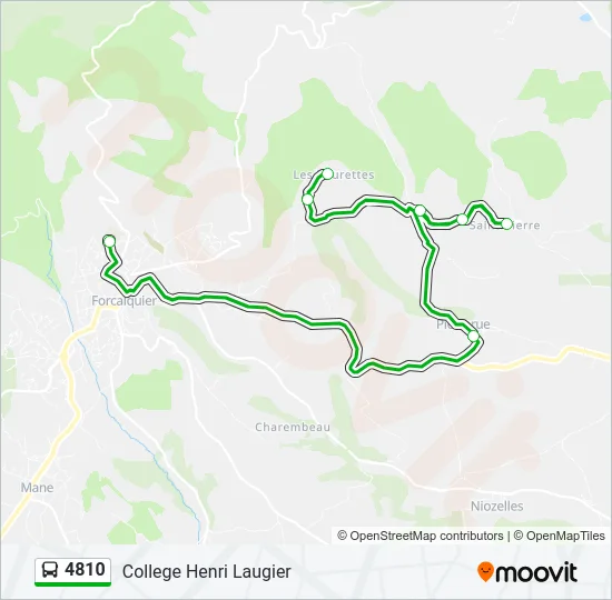 4810 Bus Line Map