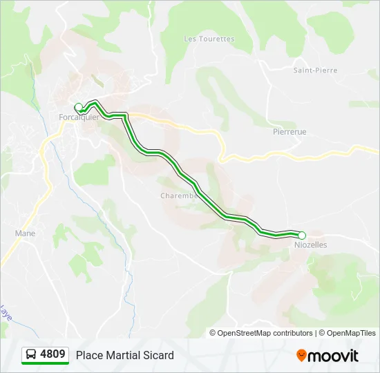 4809 Bus Line Map