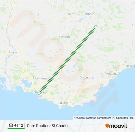 4112 Bus Line Map