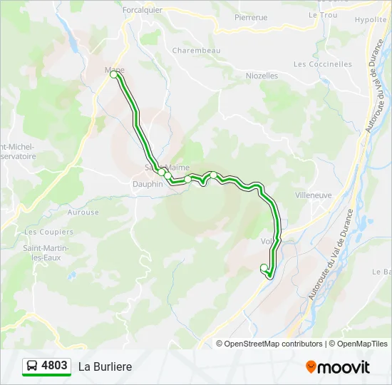 4803 Bus Line Map