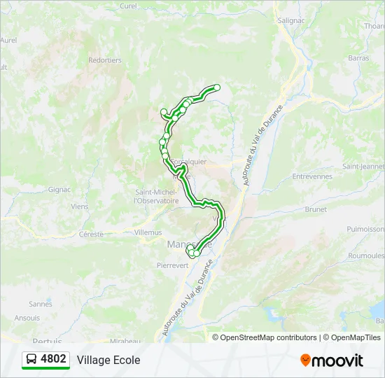 4802 Bus Line Map