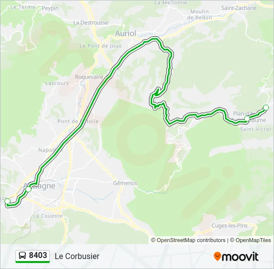 8403 Bus Line Map