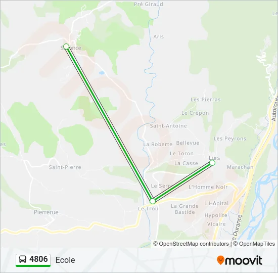 4806 Bus Line Map