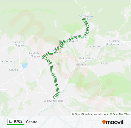 9702 Bus Line Map