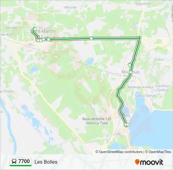 7700 Bus Line Map