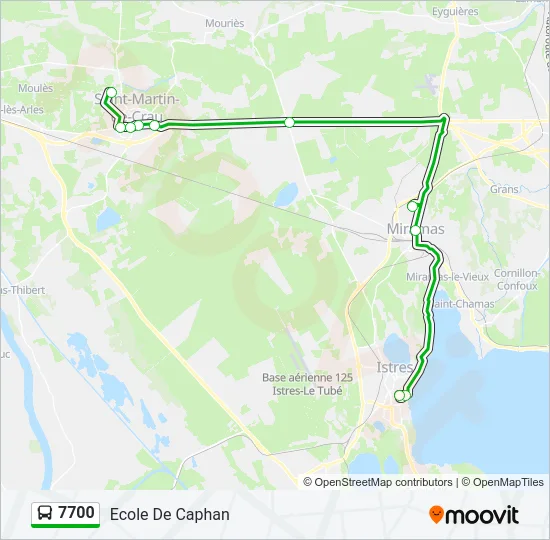 7700 Bus Line Map